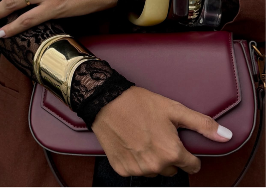 Bracelete Statement Dourado