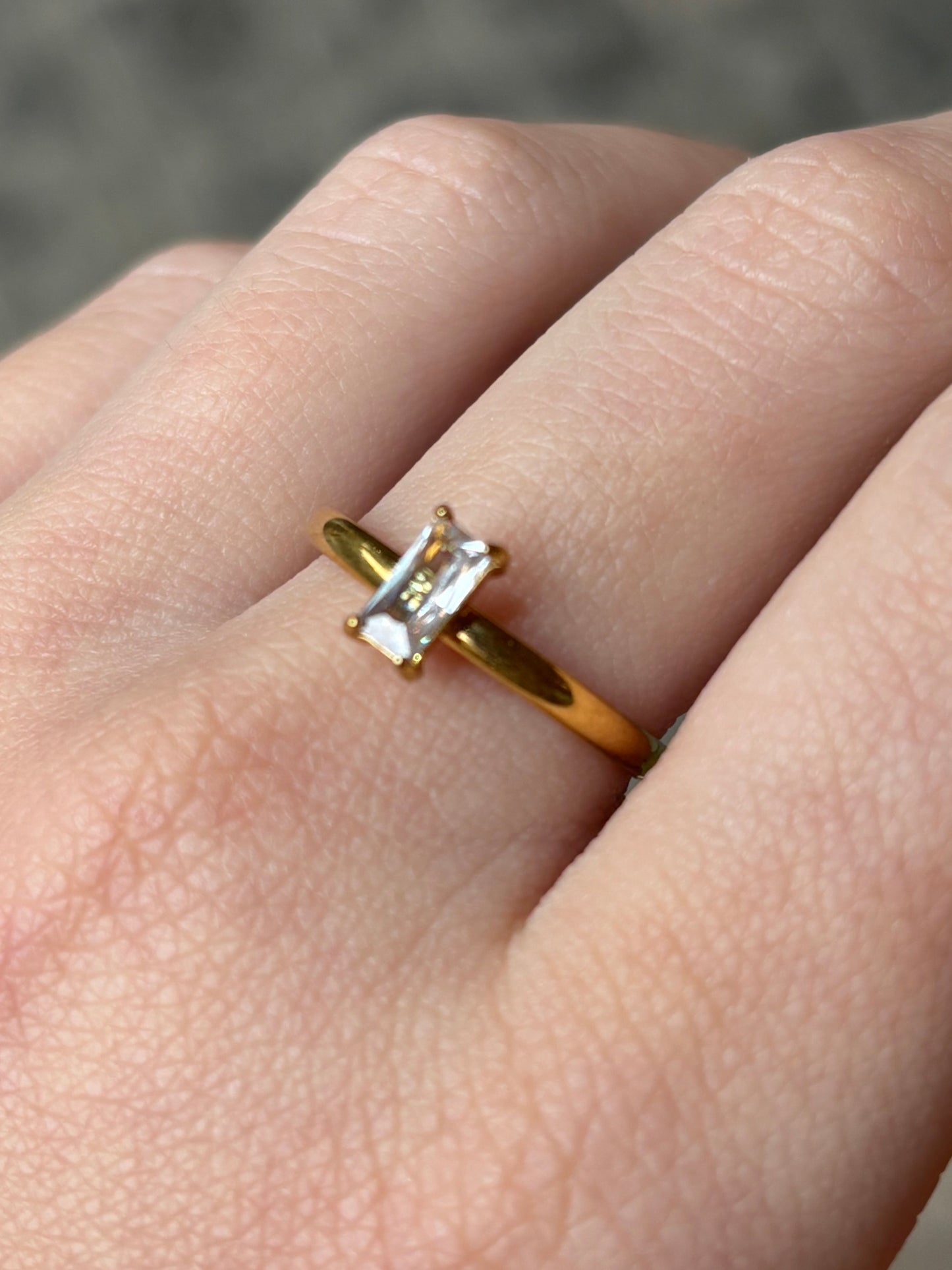 Anel Isla Regulável Cristal