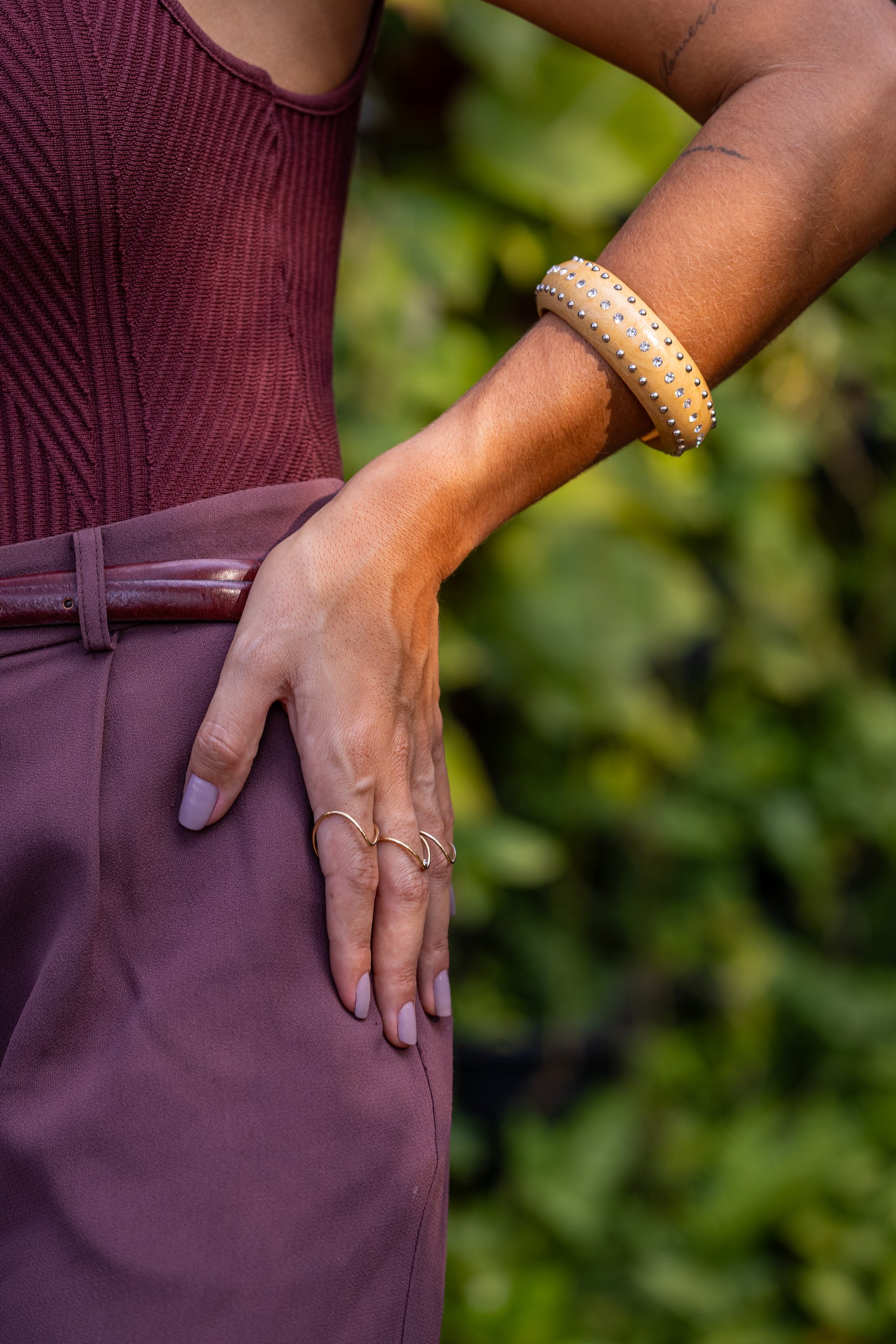 Bracelete Madeira Boho