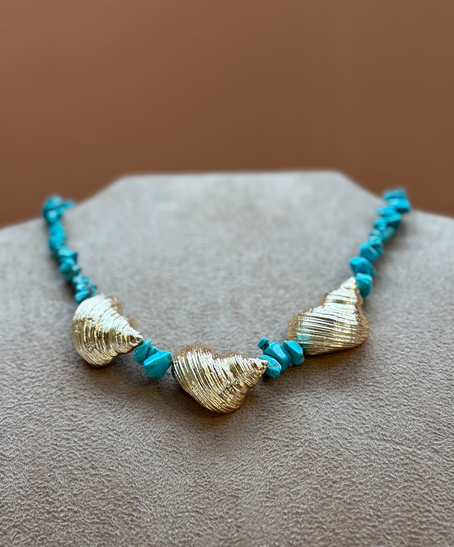 Colar La Isla Shell Turquesa
