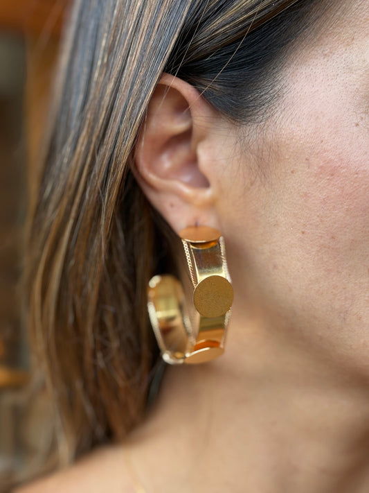 Brinco Argola Nômade Moedas