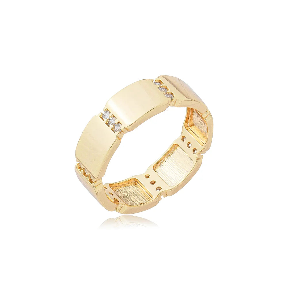 Anel Gaya Wheel Dourado Tam 16