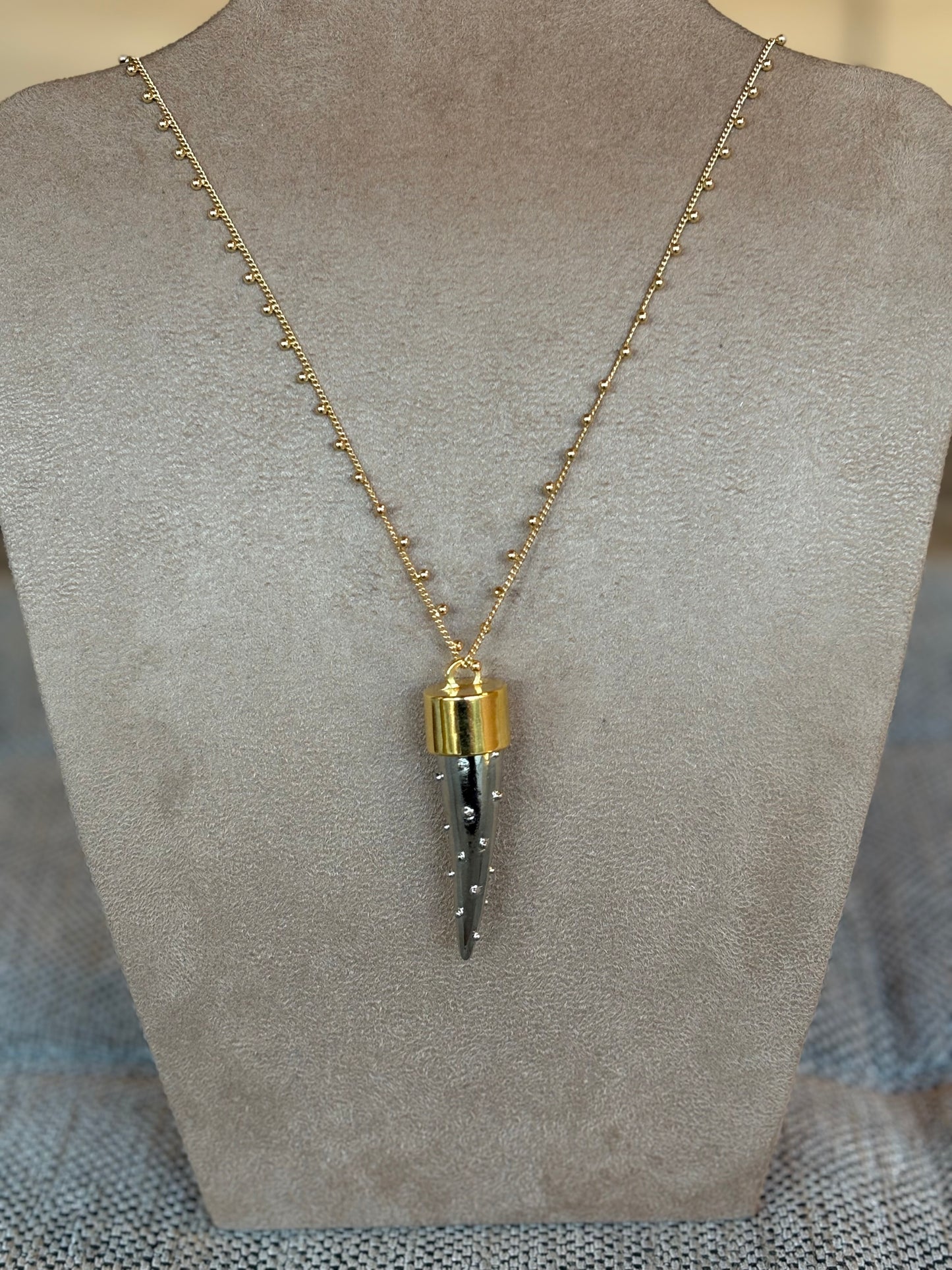 Colar Longo Tooth Nômade