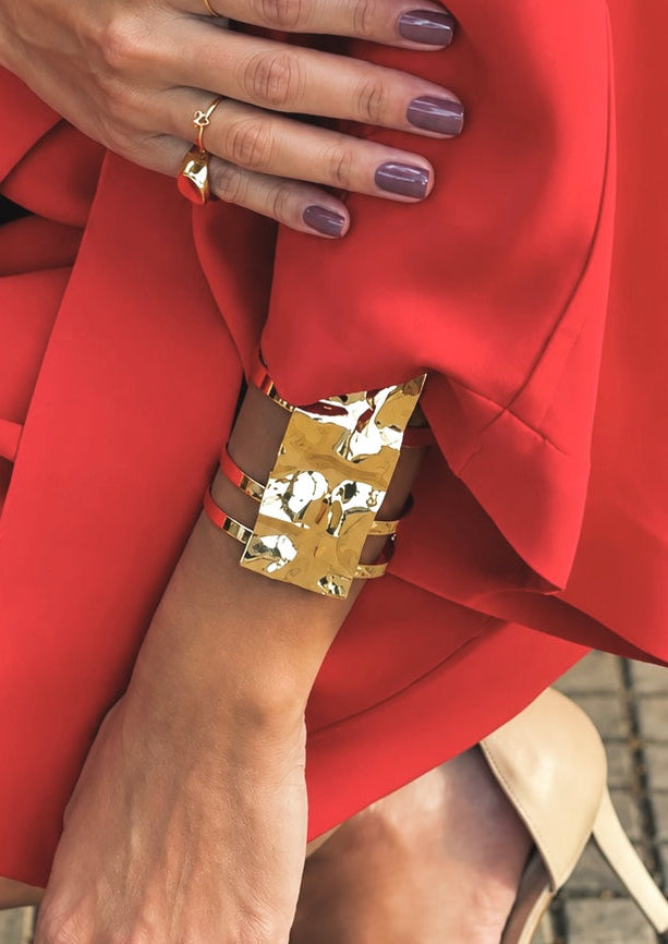 Bracelete Double Square Vazado