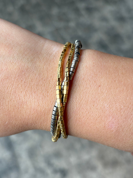 Pulseira Canutilho Mista Regulável