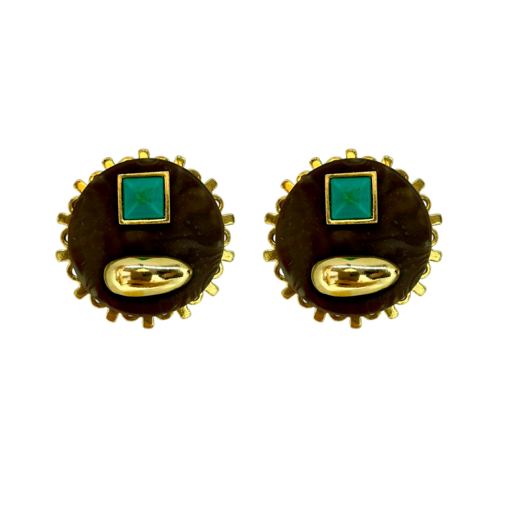 Brinco Serene Turquesa