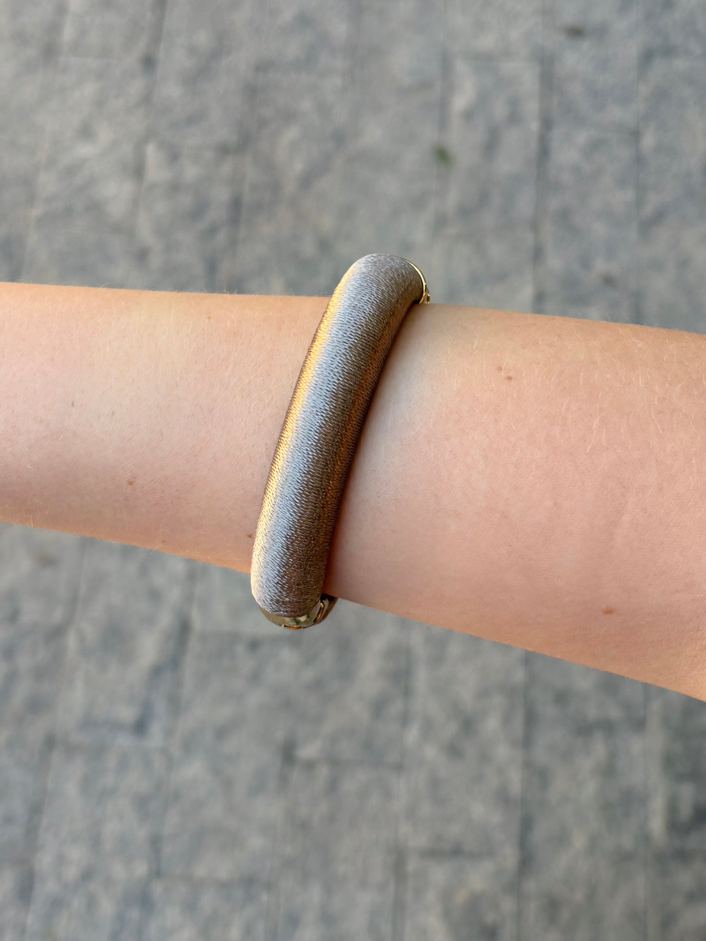Bracelete Gaya Tecido Fendi
