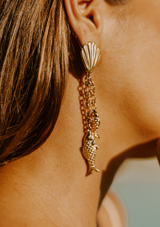 Brinco Concha Correntes Fish