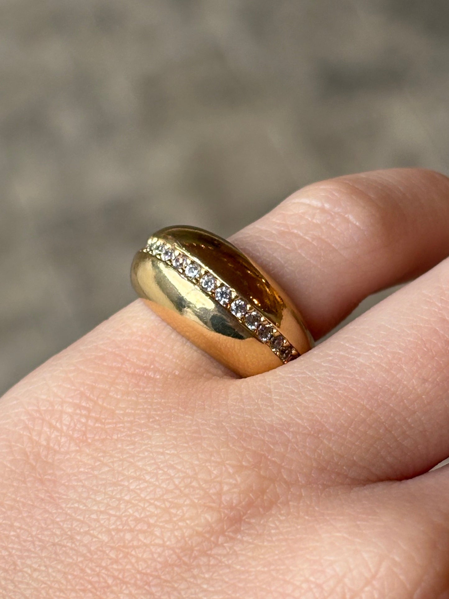 Anel Serene Mindinho Cravejado