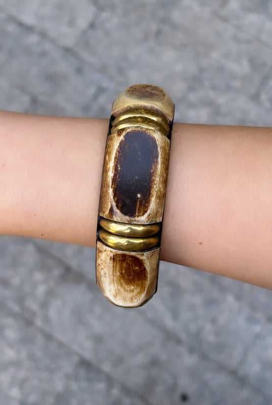 Bracelete Marble Rústico Escuro