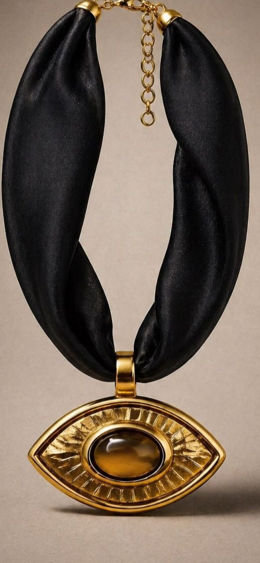 Choker Serene Lenço Olho grego