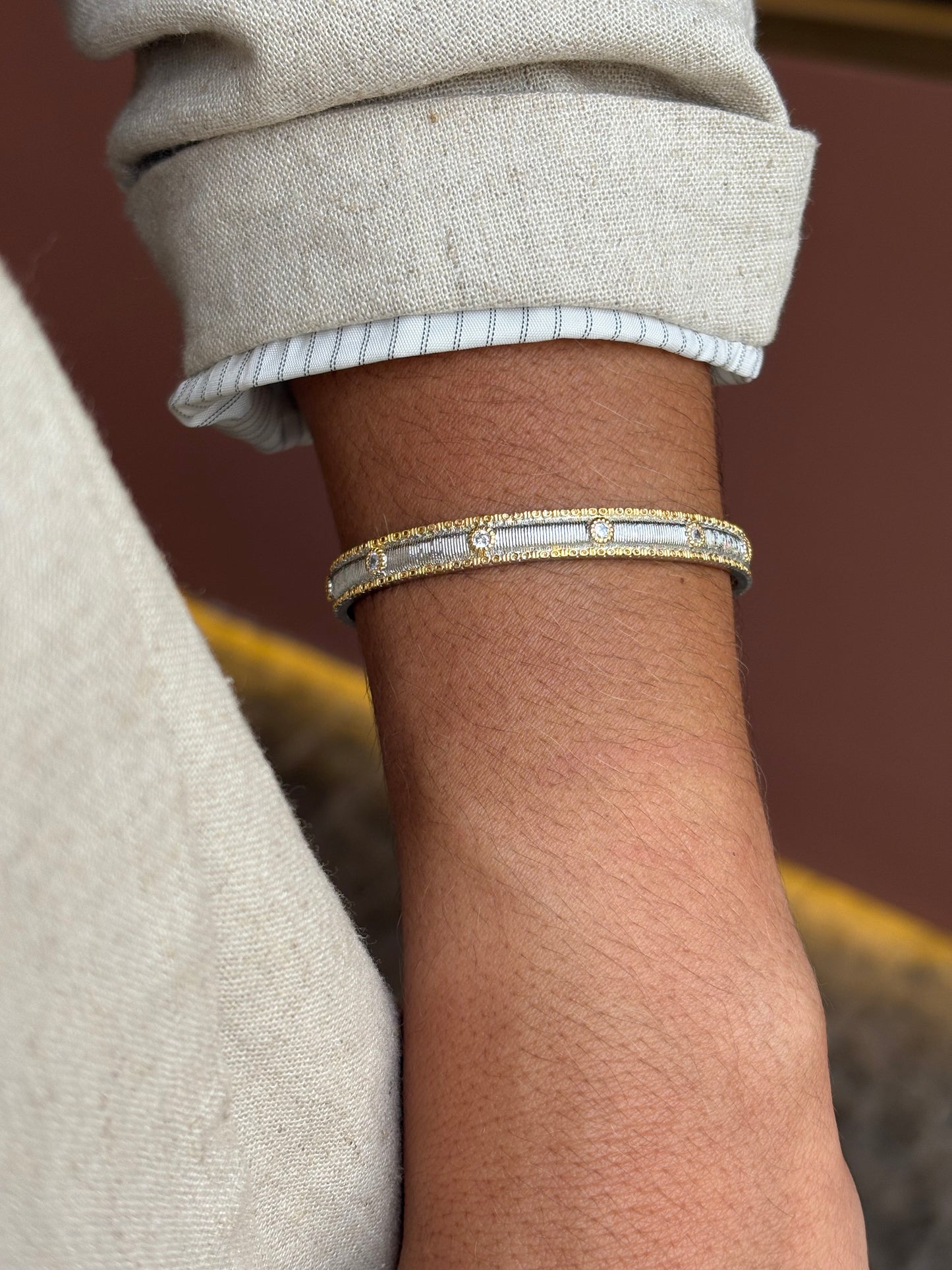 Pulseira Rígida Trama Spring