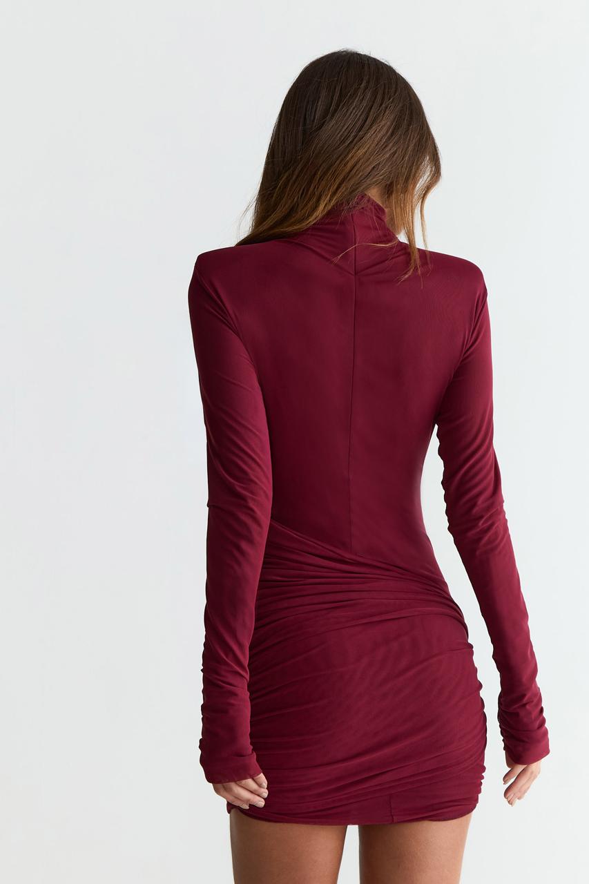 VESTIDO TULE JÚLIA BORDÔ