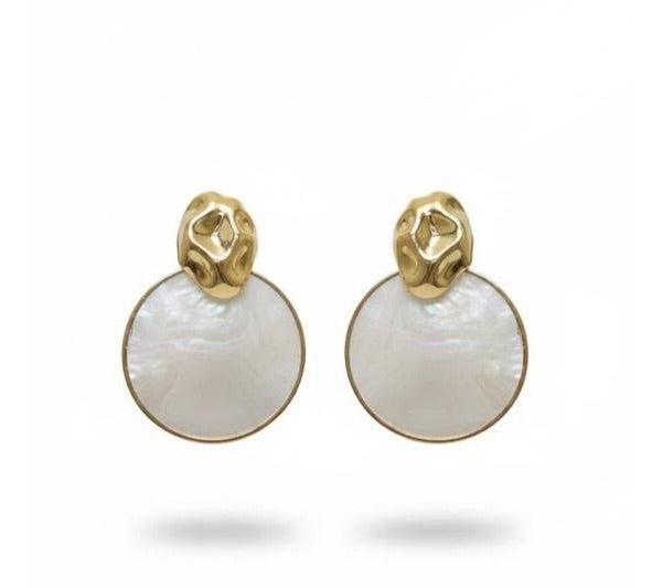 Brinco Verano Círculo Madrepérola