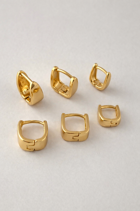 Brinco Argola Serene Quadrada P