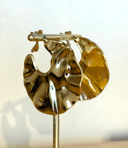 Brinco Argola Meteor Achatada