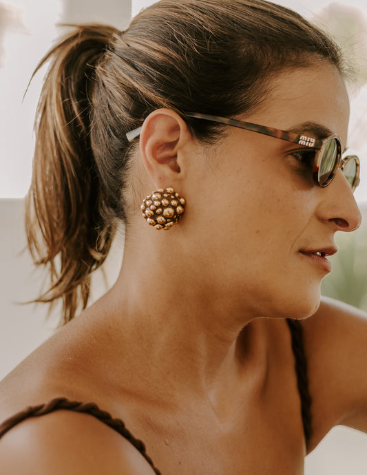 Brinco Meteor Marrom