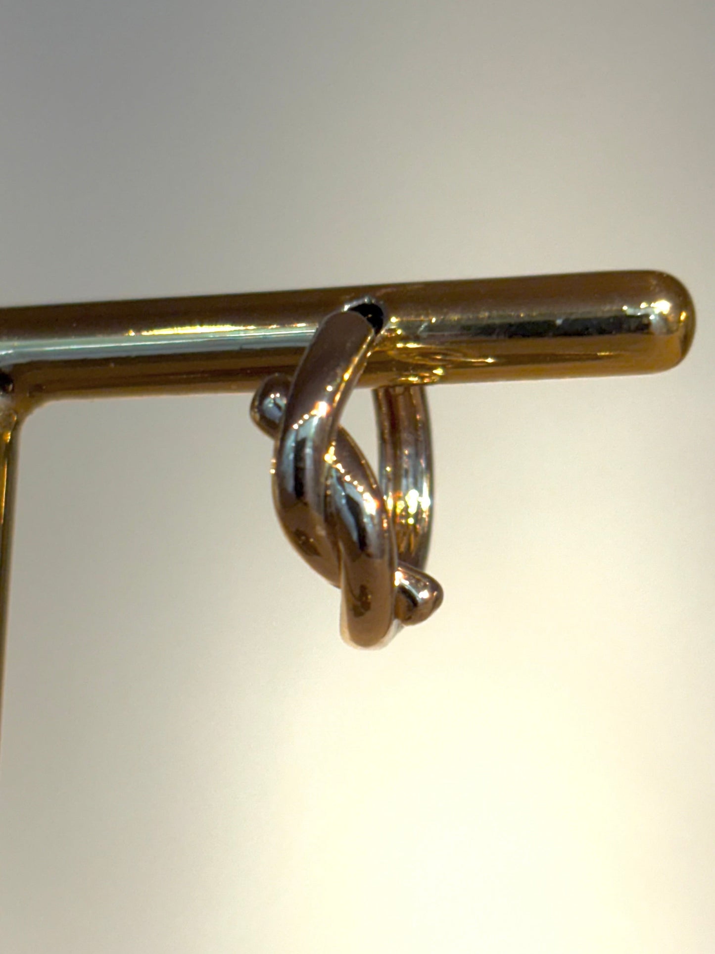 Brinco Argola Trança