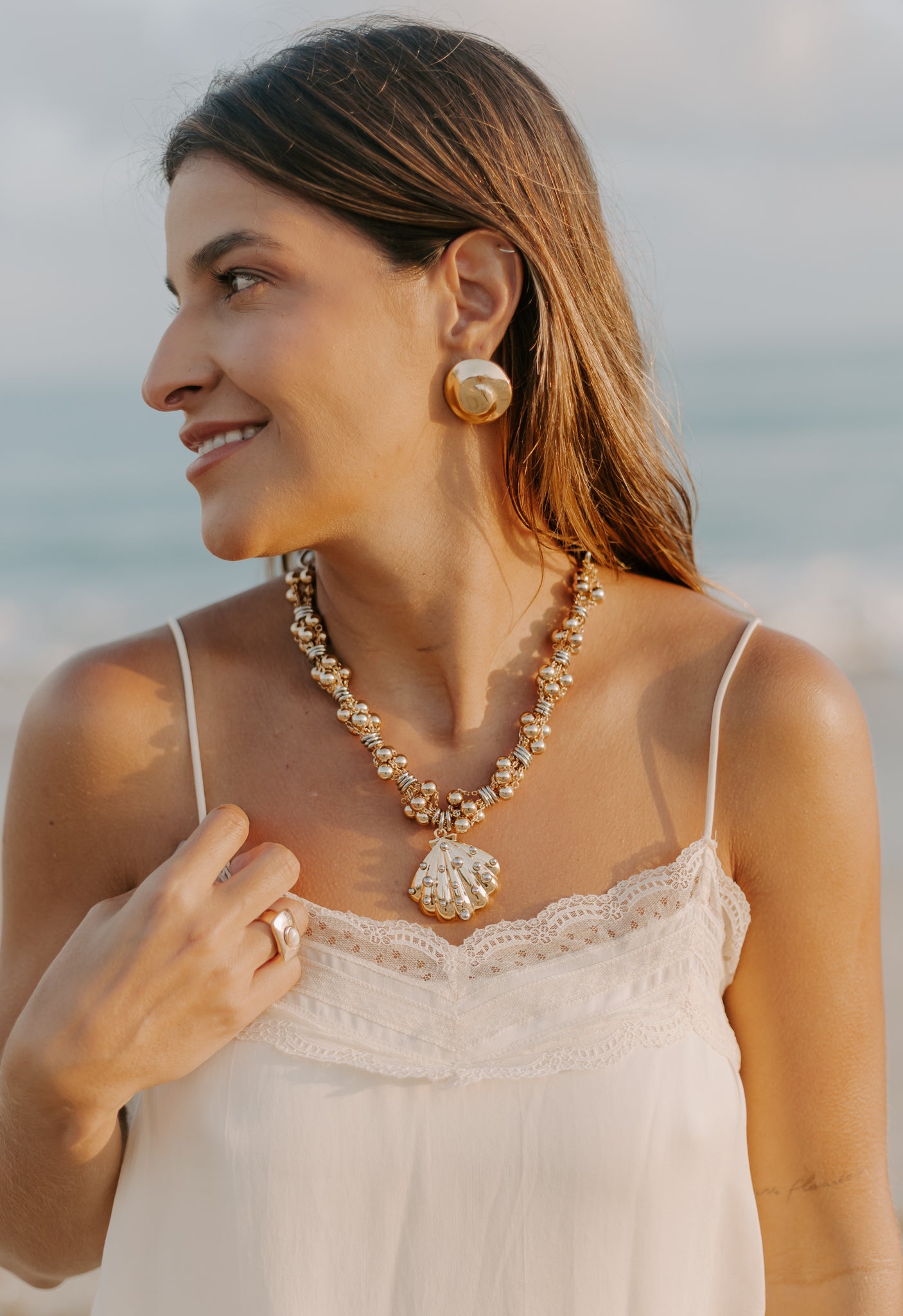 Colar La Isla Duo Shell