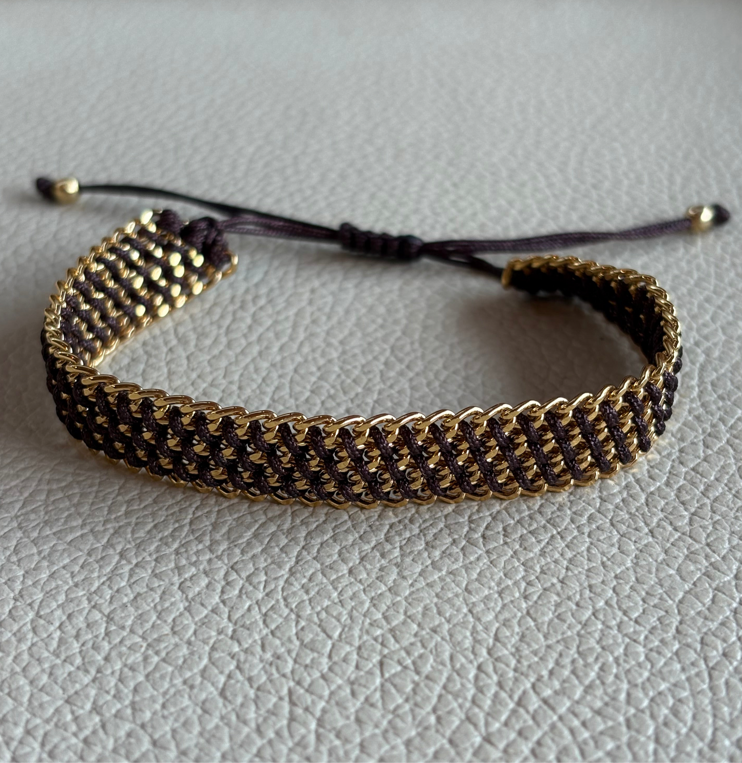 Pulseira Uxua Malha Chocolate