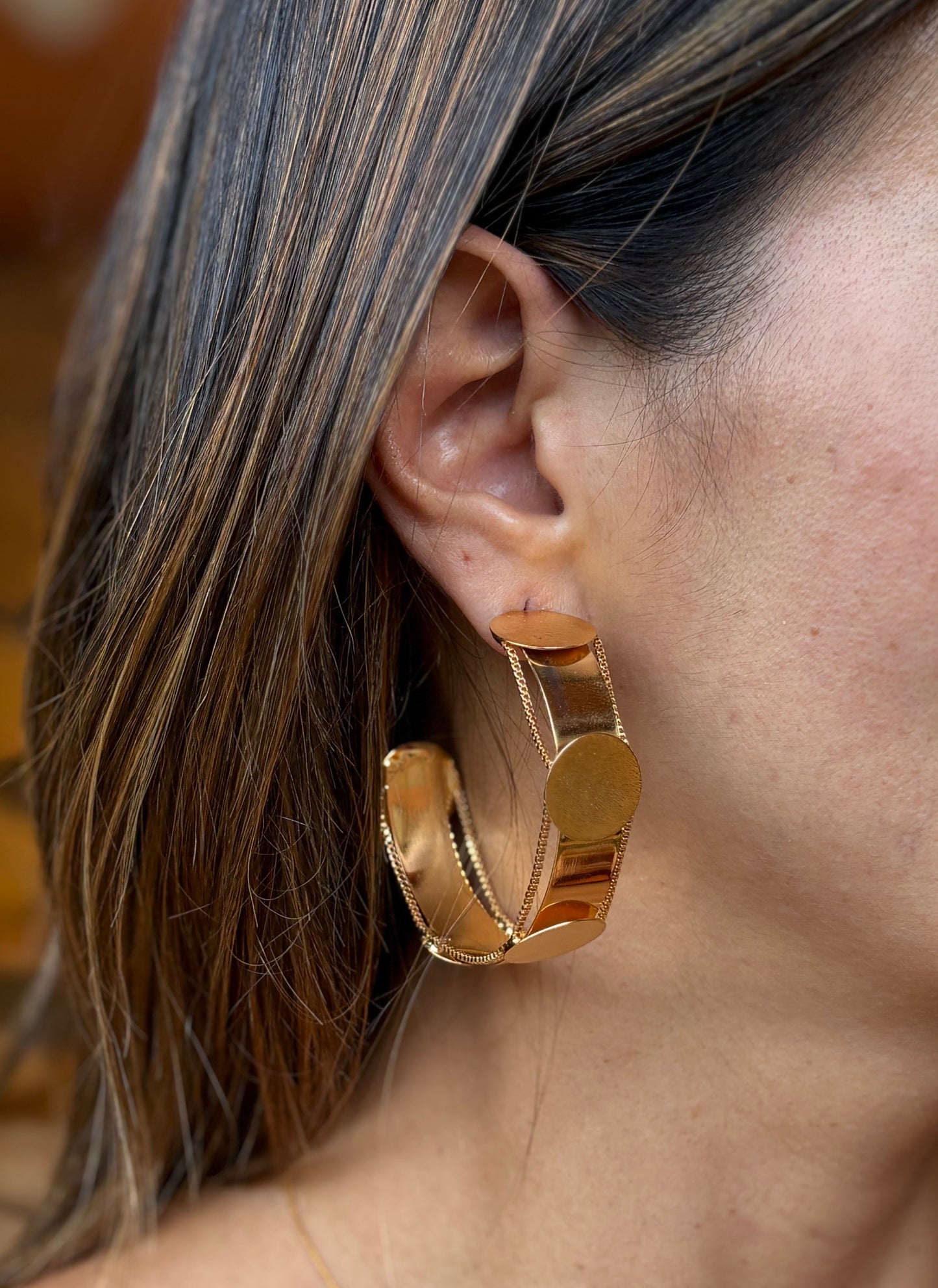 Brinco Argola Nômade Moedas