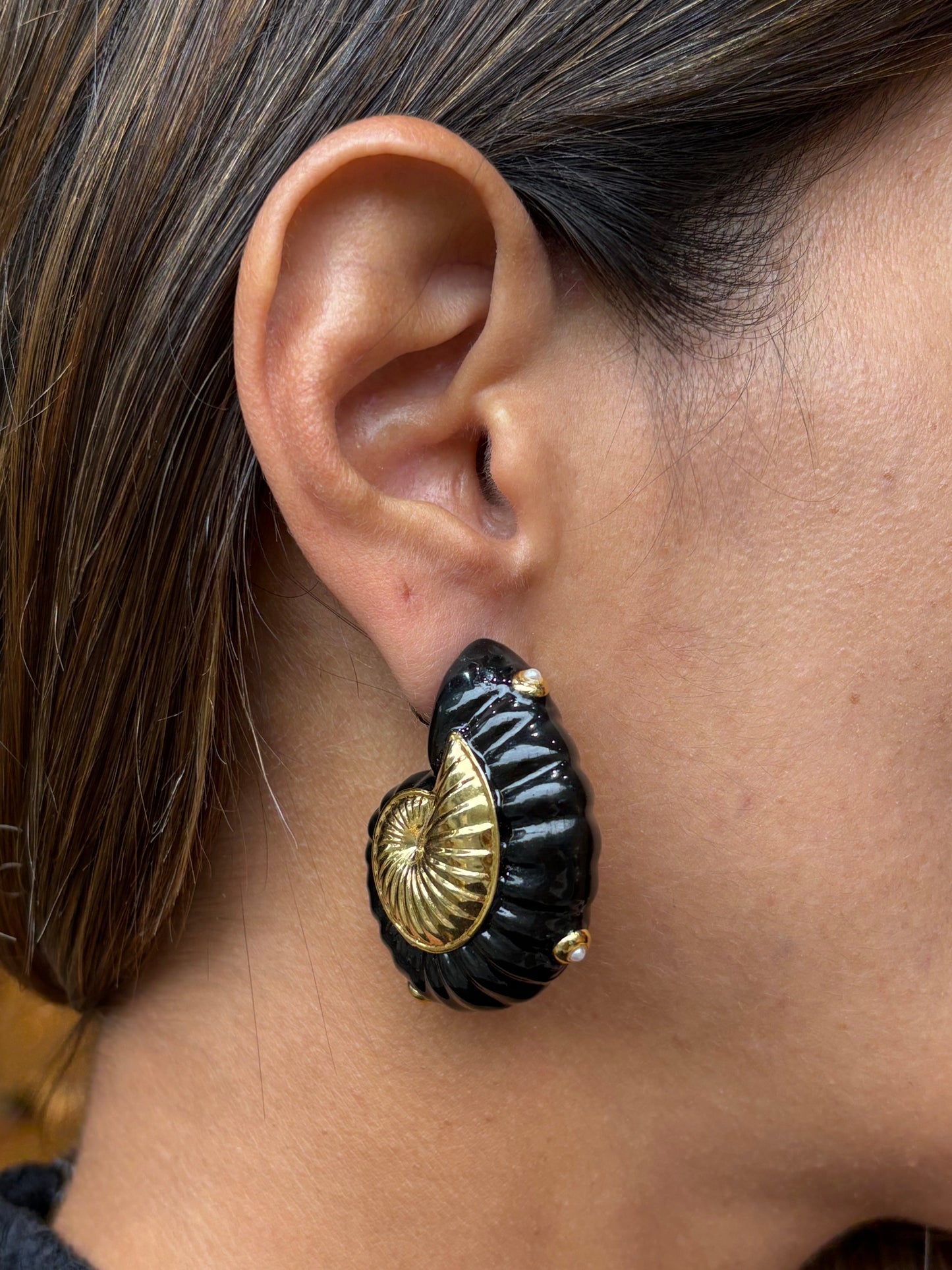 Brinco Verano Shell Black