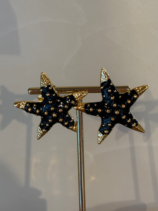 Brinco Estrela Lá Isla  Black