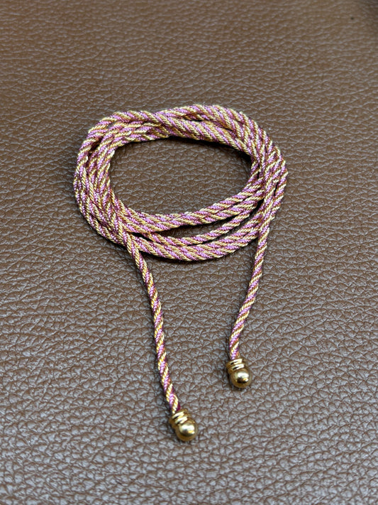 Colar Fio Bela Rosa Claro