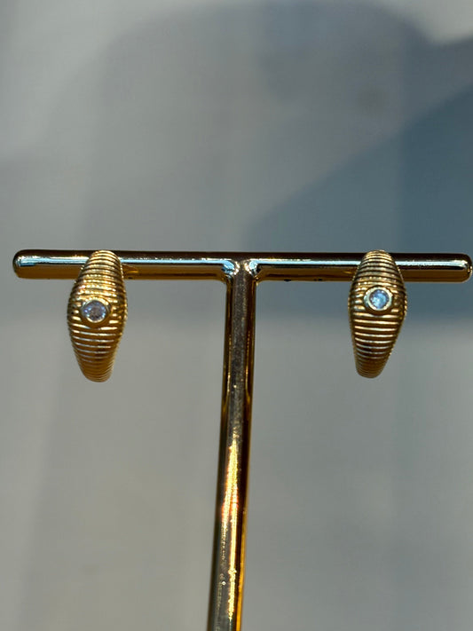 Brinco Argola Frise Ponto De Luz