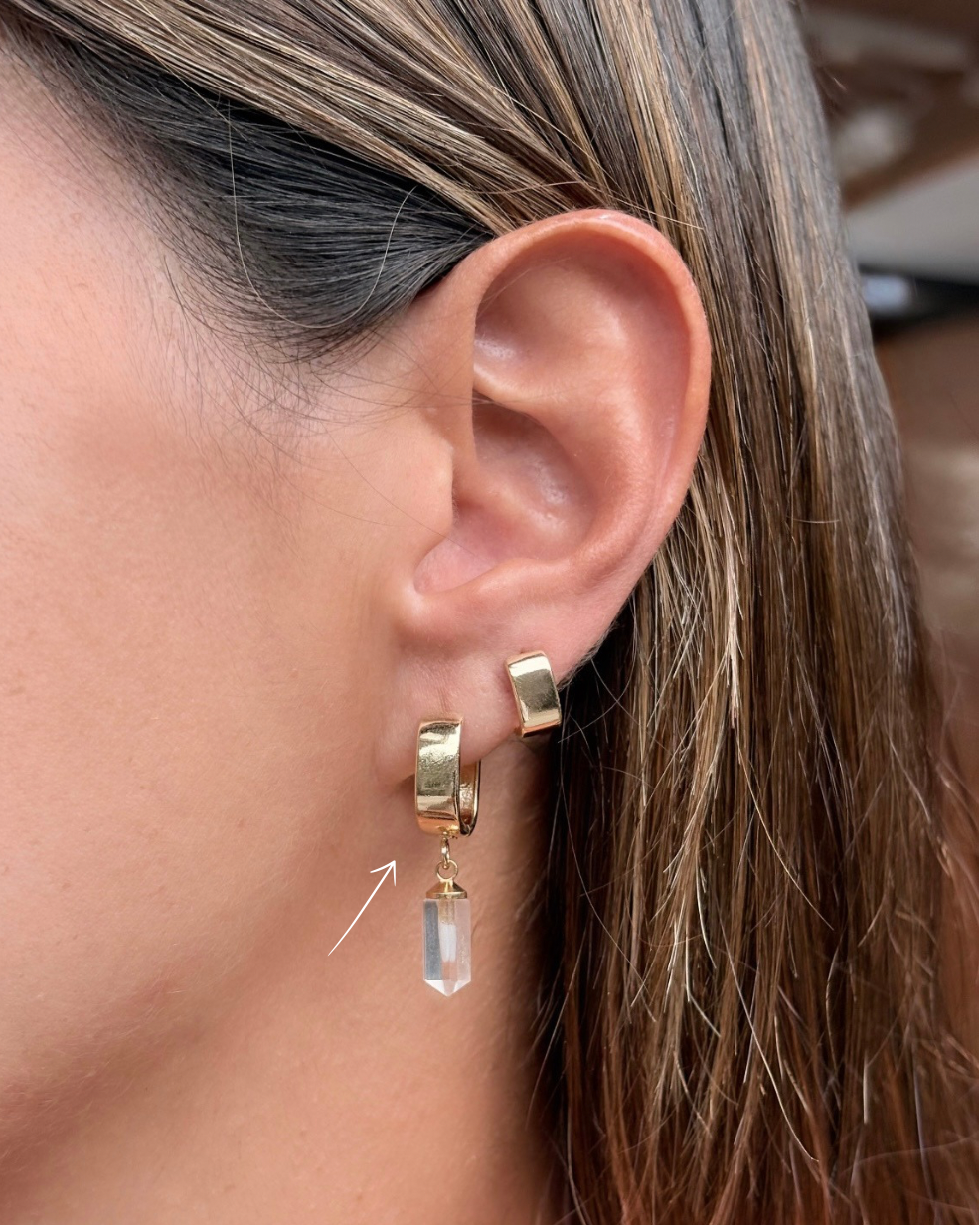 Brinco Argola Serene Cristal