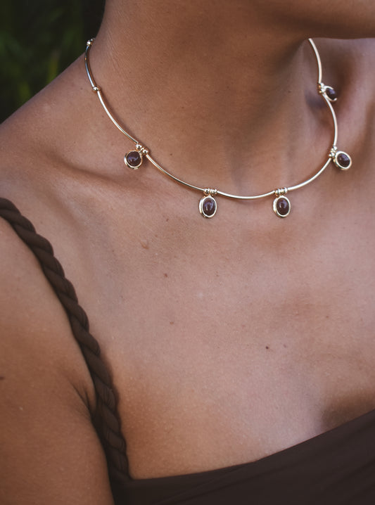 Choker Nômade Marrom