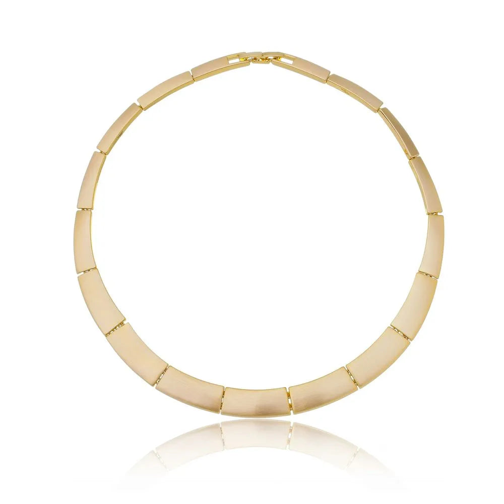 Colar Choker flat fosco